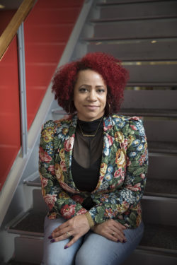 10/10/17/NYC,, NY/ 
Nicole Hannah-Jones  portrait  after winning MacArthur grant(Credit: James Estrin/ The New York Times)30212179A